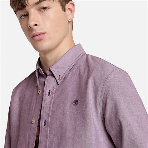 Oxford Shirt for Men in Purple
