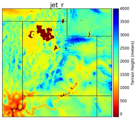 Python True Color Map 的图像结果
