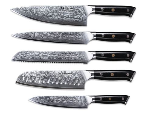 Low Cost Private Label Professional Kitchen Knife Set with Case ...