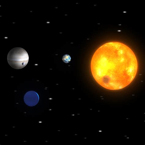 Solar System Model 的图像结果