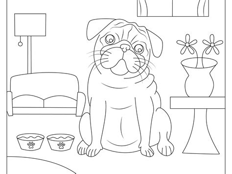 Printable Dog Coloring Pages - Marias Place