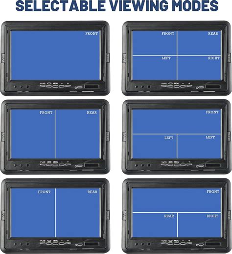 EWAY Side View Camera and 7 LCD Monitor kit,Car India | Ubuy