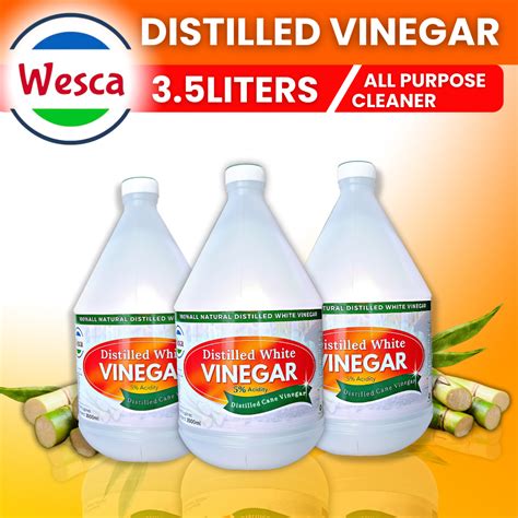 DISTILLED WHITE VINEGAR 3500ml | Shopee Philippines