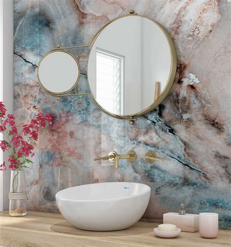 Pink Marble Bathroom