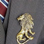 Buy Imported Vintage Unisex Alloy Lion Brooch Pin Gold Plated for Suit ...