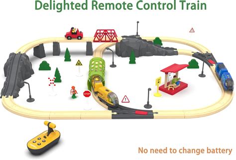 Z MAYABBO Battery Operated Train for Wooden Track, Electric India | Ubuy
