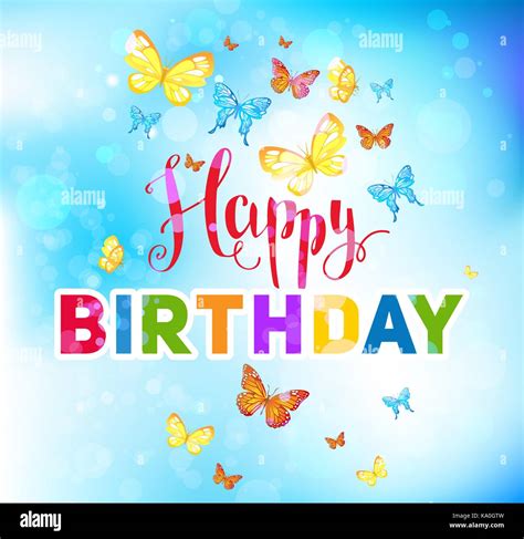 Happy birthday holiday Stock Vector Image & Art - Alamy