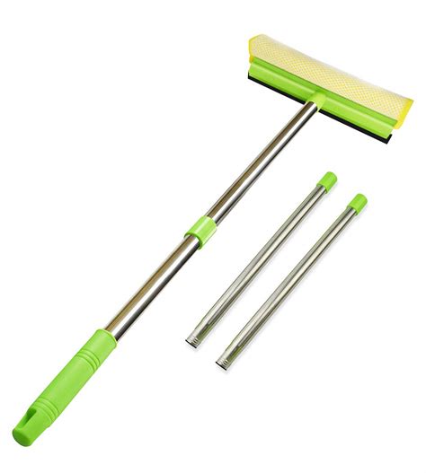 ITTAHO Multi-Use Windows Squeegee 2 in 1 Sponge Window Cleaner with ...