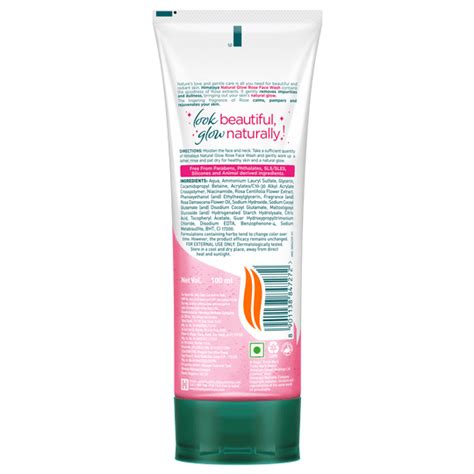 Buy Himalaya Natural Glow Rose Face Wash 50ml, 100ml – Himalaya ...