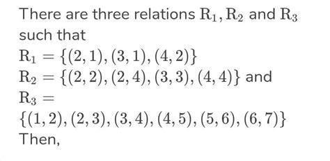 a. R1 and R2 are functionsb. R2 and R3 are functions c. R1 and R3 are ...