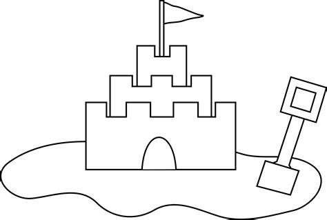Clipart - Sand castle
