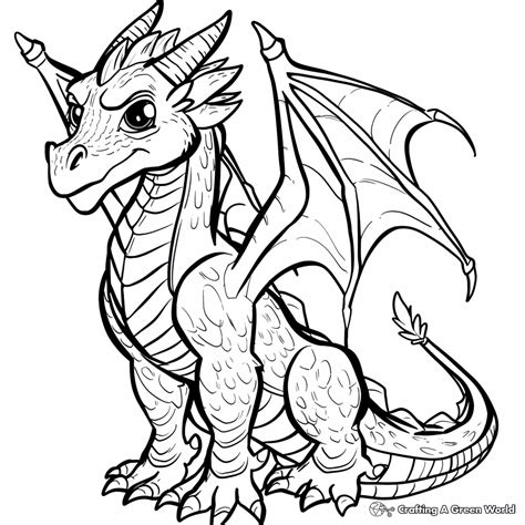 Dragon Coloring Pages - Free & Printable!