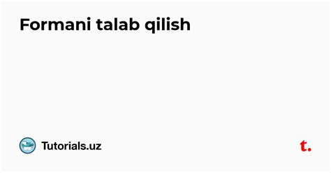 Formani talab qilish — Teletype
