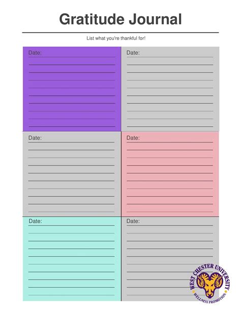 Free Printable Gratitude Journal Templates [PDF, Word]