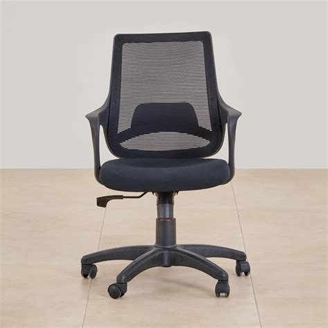 Buy (Refurbished) Aurora Mesh Medium Back Office Chair - Black from ...