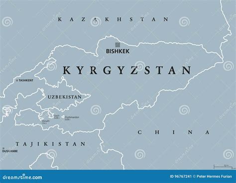 Kyrgyzstan Map