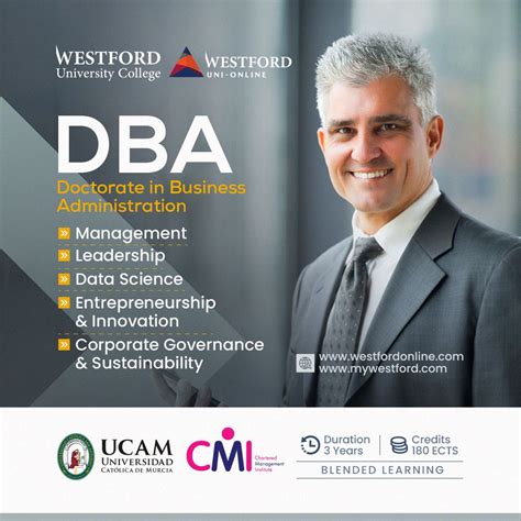 Doctorate of Business Administration (DBA) | UCAM Spain & CMI UK | Westford | Westford | 18 comments