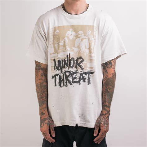 Vintage 90's Minor Threat T-Shirt - Mills Vintage USA