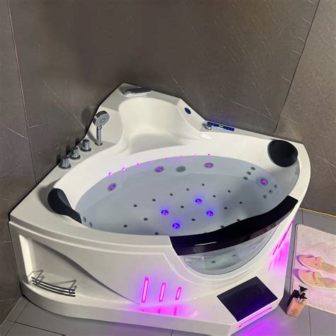 2 Person Bathtub Whirlpool Massage Bath Tub Acrylic Bathtub ...