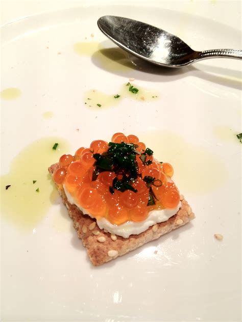 Casa Fiore: From the Chef ~ Home-cured Salmon Roe Caviar