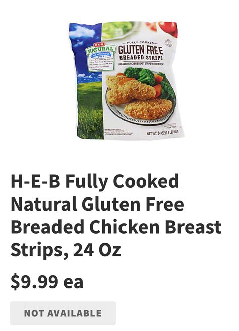 What happened to the gluten free chicken strips? : r/HEB