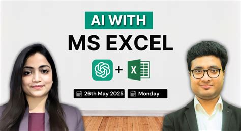 AI with MS Excel Live Webinar