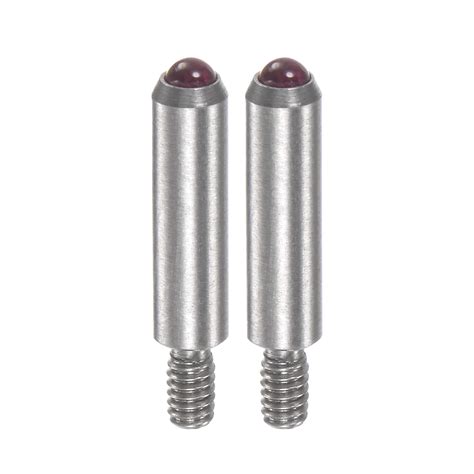 HARFINGTON 2pcs Ruby Ball Contact Point 12mm Length Measuring Probe ...