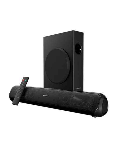 Portronics Pure Sound Pro X 80W BT Soundbar with Wired Subwoofer for ...