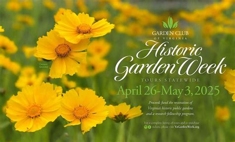 Historic Garden Week 2025 Guidebook publication, Historic Garden Week ...
