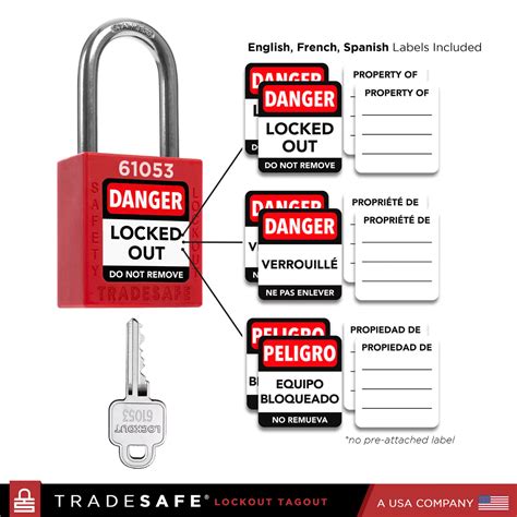 Kit profesional de bloqueo y etiquetado - Kit industrial LOTO – TRADESAFE