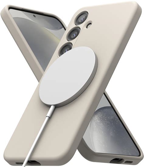 Ringke Silicone Magnetic Compatible with Samsung Galaxy S24 Case Cover ...