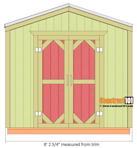 Lean To Shed Plans 4x8 Step-By-Step Plans Construct101, 41% OFF