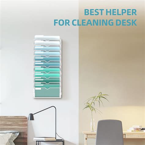 SUPEASY 10-Tier Wall File Organizer, Mesh Hanging India | Ubuy