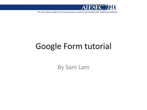 Image result for Creating a Google Form Tutorial