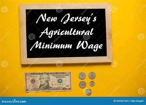United States Minimum Wage stock photo. Image of bills - 263447324