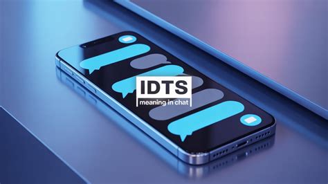What Does “IDTS” Mean in Text? - Hydro Aqua Guides