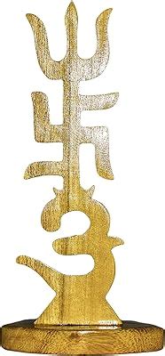 Buy Caristo Jainism Religious Symbol Jain OM and Hreem Idol (ID-104 ...