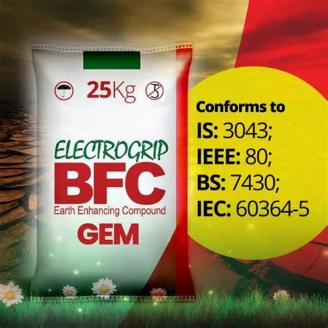 Ground Enhancement Material - Electrogrip 25Kg BFC Earth Enhancing ...