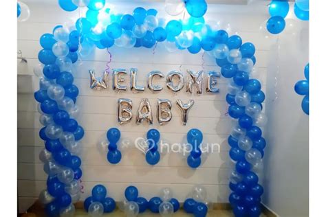 Baby Welcome Arch Decoration With Balloons Near Me