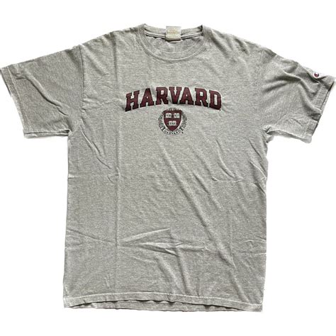 Champion Harvard Tee, Men's Fashion, Tops & Sets, Tshirts & Polo Shirts ...