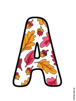 Fall, Fall Leaves Bulletin Board Letters, Fall Hallway Display school ...