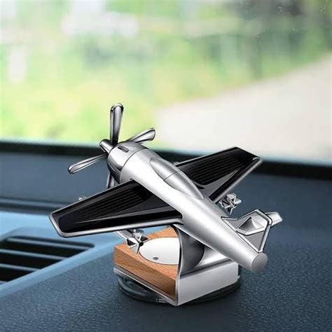Solar Powered Airplane Car Dashboard Ornament : Amazon.in: Car & Motorbike