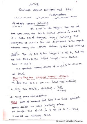 Maths unit 4 notes - Mathematics - Studocu