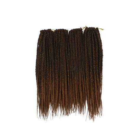Leyoo Kanekalon Box Braid Crochet Hair 12 Inch (96 Roots/Box) Thin Box ...