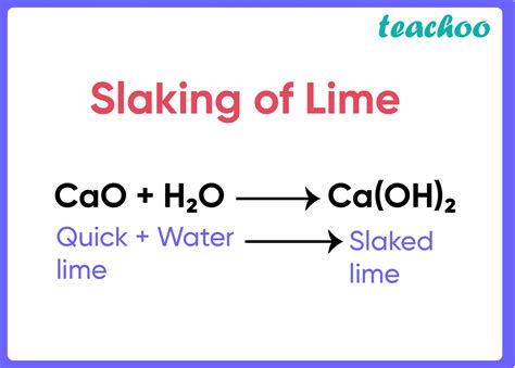 Is Calcium Oxide And Water An Exothermic Reaction at Norma Shanks blog