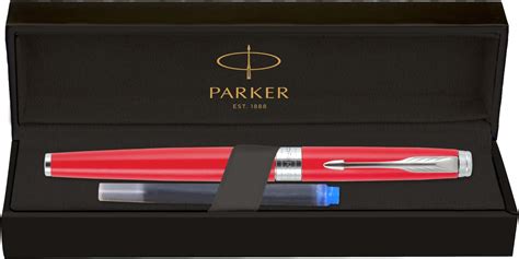 Parker Aster Red Chrome Trim Ball Pen : Amazon.in: Office Products