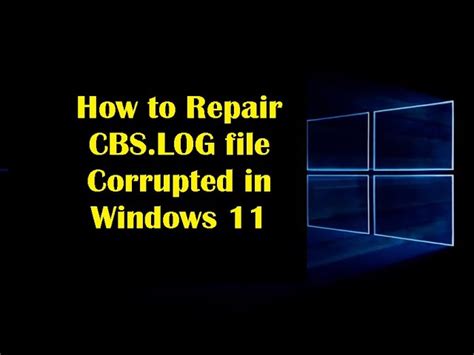 Image result for How to Open CBS.log File