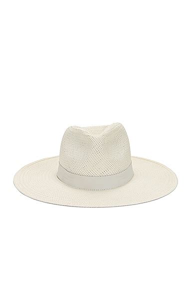 Janessa Leone Zoe Packable Hat in Bleach | FWRD