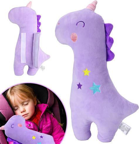 Pinkgarden Car Pillow for Kids, Seatbelt Pillow, Kids Car Seatbelt Covers Seat Strap Pillows for ...