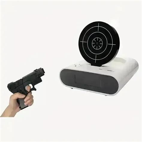 Shooting Target Laser Alarm Clock- Novelty Item, Must Have